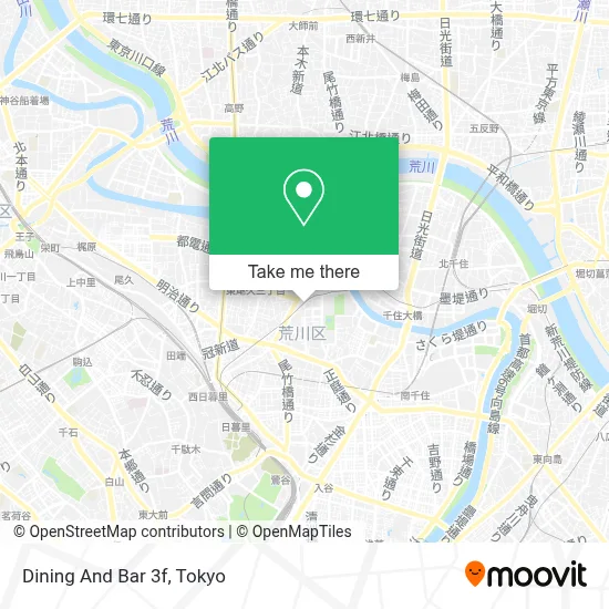 Dining And Bar 3f map