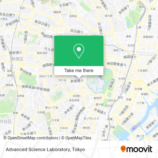 Advanced Science Laboratory map