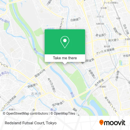 Redsland Futsal Court map