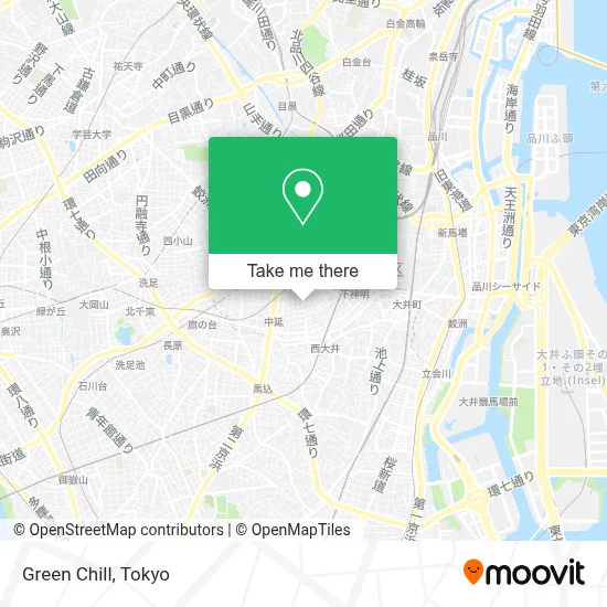 Green Chill map