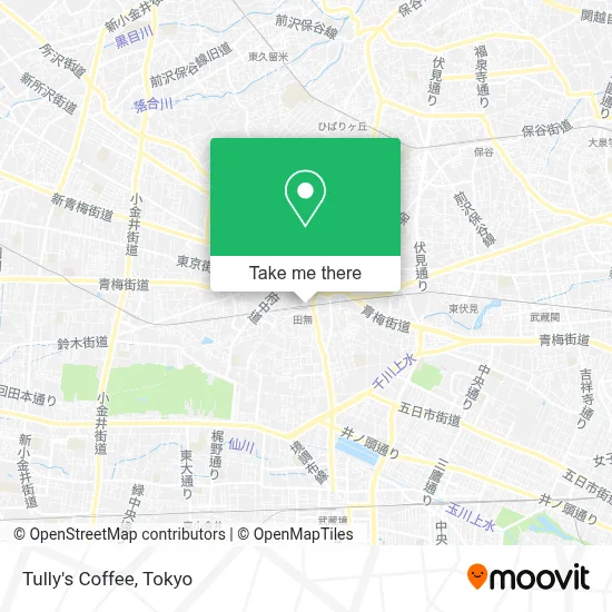 Tully's Coffee map