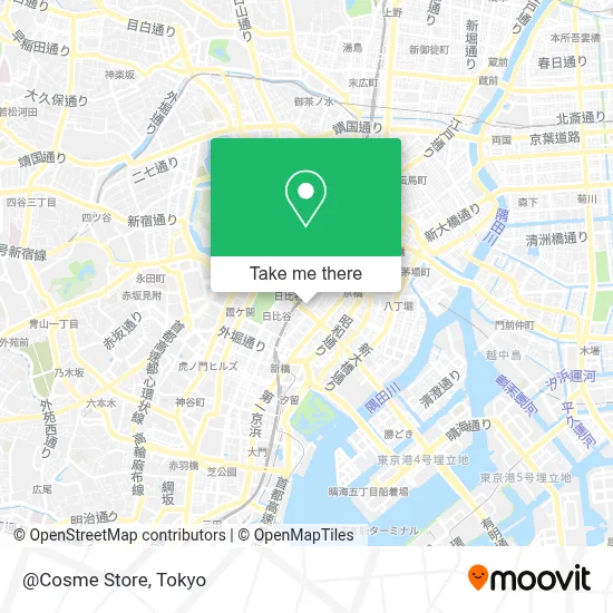 @Cosme Store map