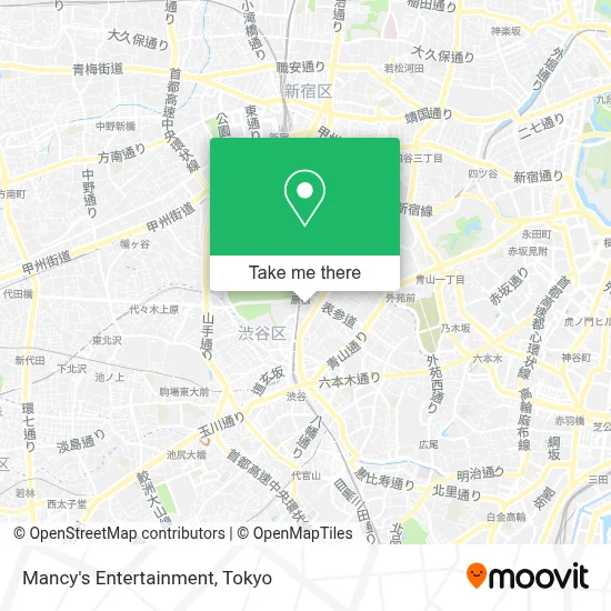 Mancy's Entertainment map