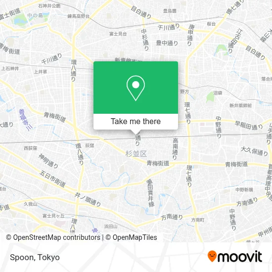 Spoon map