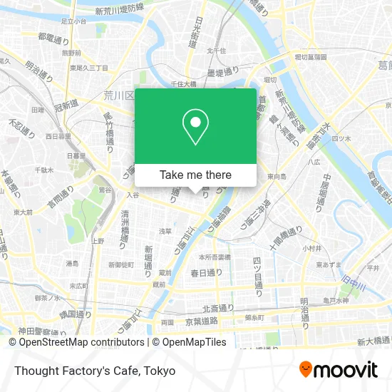 Thought Factory's Cafe map