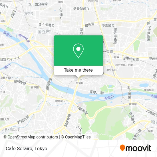 Cafe Sorairo map