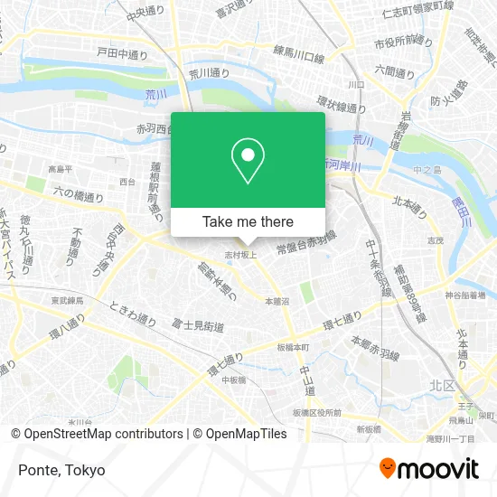 Ponte map