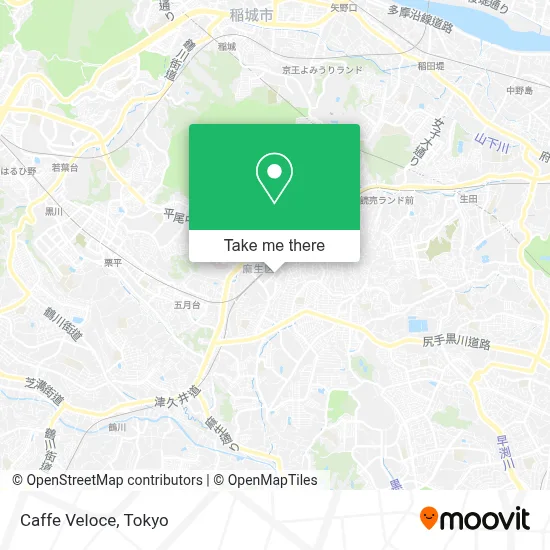 Caffe Veloce map
