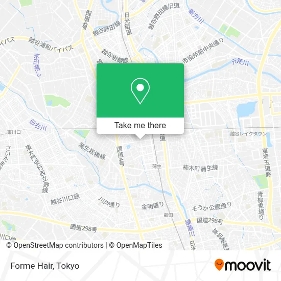 Forme Hair map
