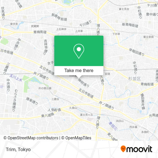 Trim map