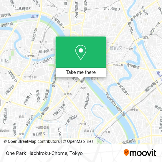 One Park Hachiroku-Chome map