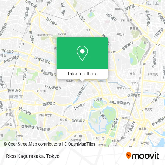 Rico Kagurazaka map