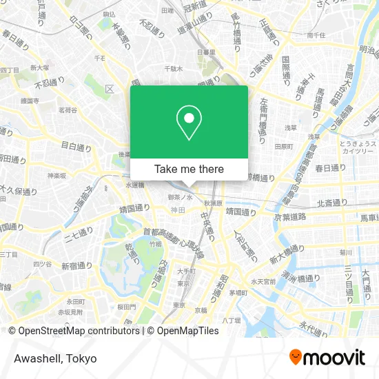 Awashell map