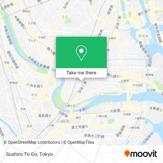 Sushiro To Go map