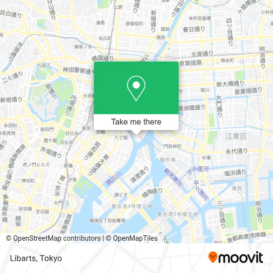 Libarts map