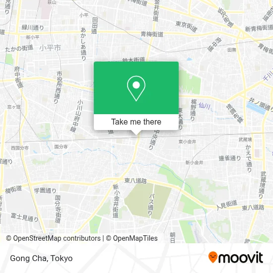 Gong Cha map
