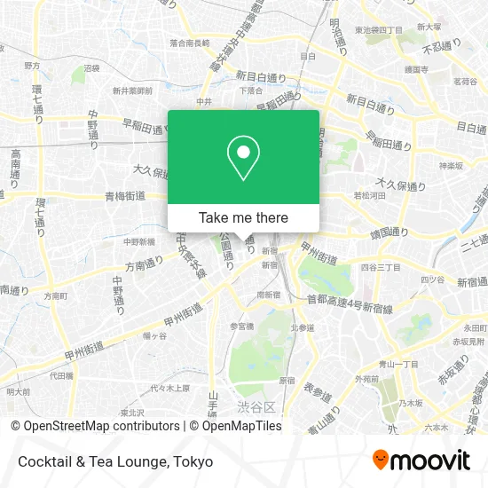 Cocktail & Tea Lounge map