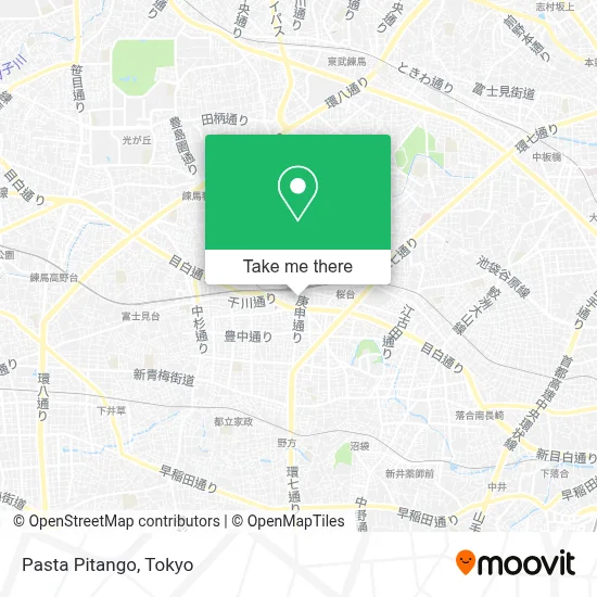 Pasta Pitango map