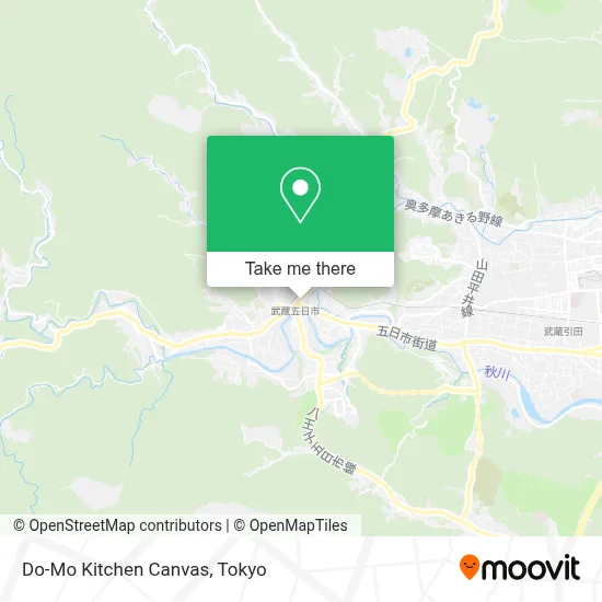Do-Mo Kitchen Canvas map