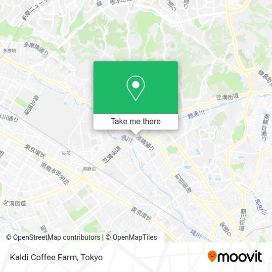 Kaldi Coffee Farm map