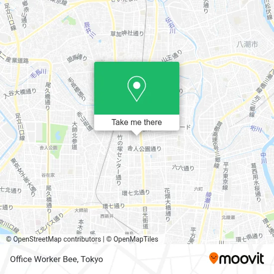 Office Worker Bee map