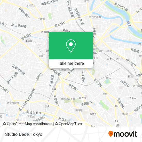 Studio Dede map