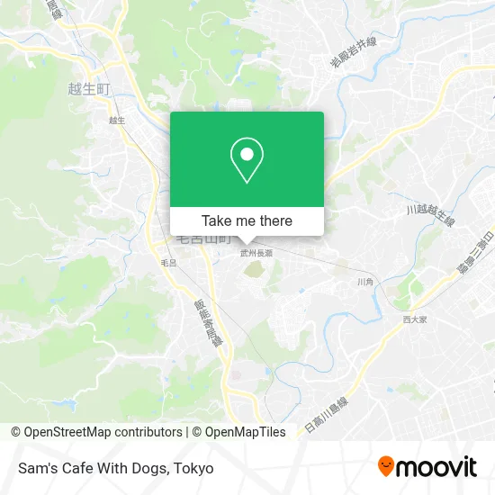 Sam's Cafe With Dogs map