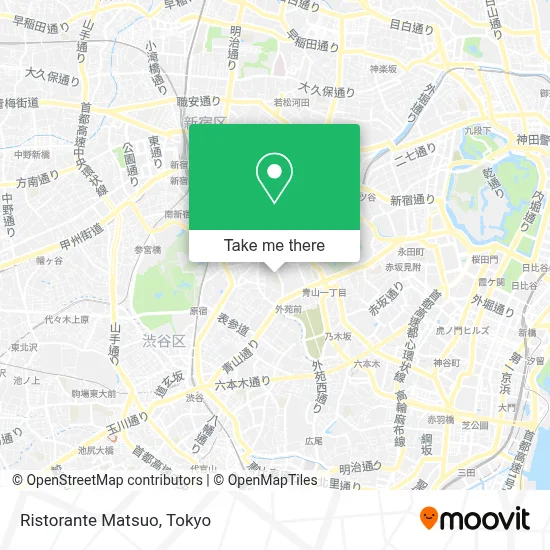 Ristorante Matsuo map