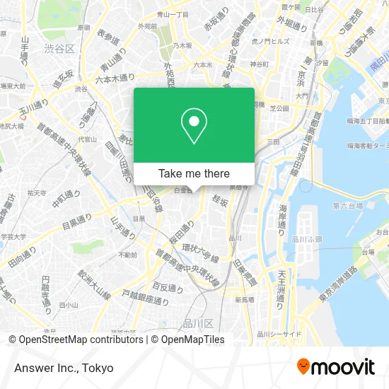 Answer Inc. map