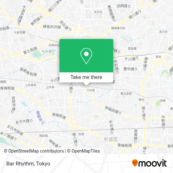 Bar Rhythm map