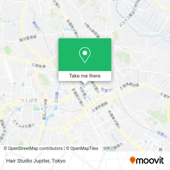 Hair Studio Jupiter map
