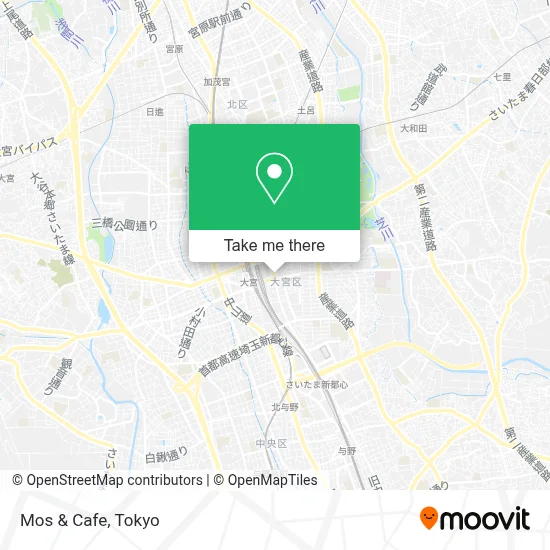 Mos & Cafe map