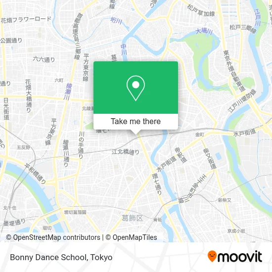Bonny Dance School map