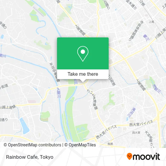 Rainbow Cafe map