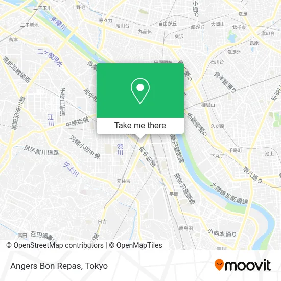 Angers Bon Repas map