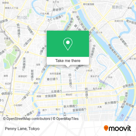Penny Lane map