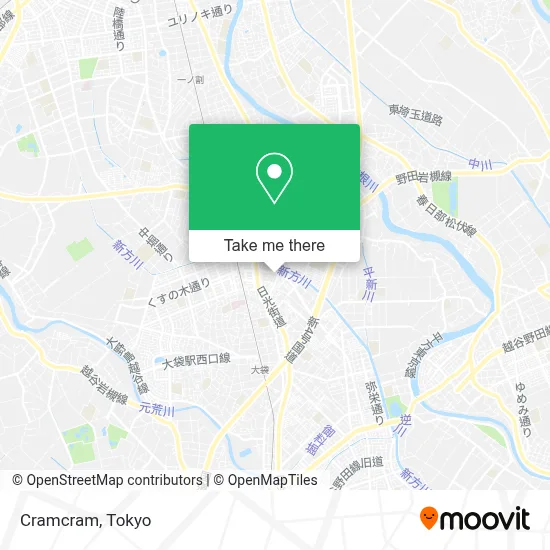 Cramcram map