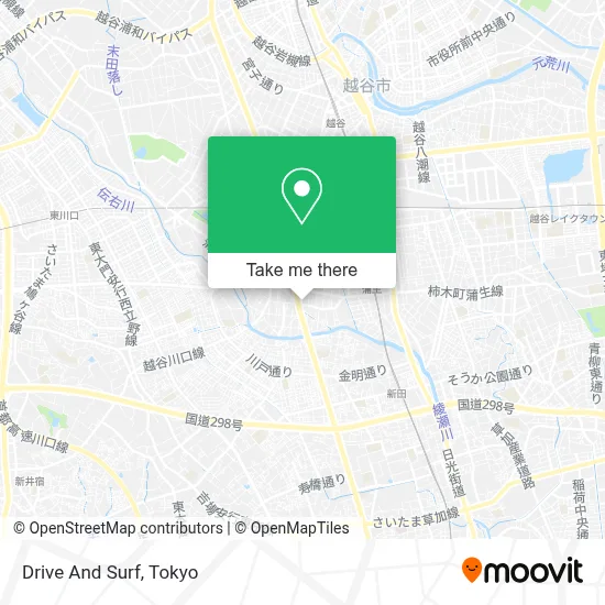 Drive And Surf map