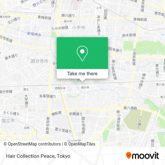 Hair Collection Peace map