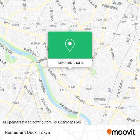 Restaurant Duck map