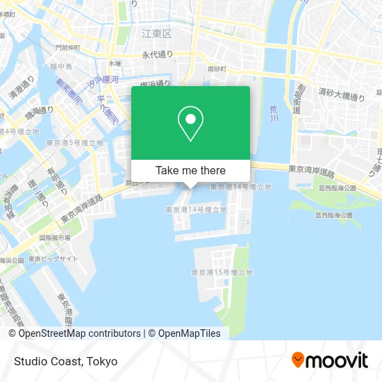 Studio Coast map