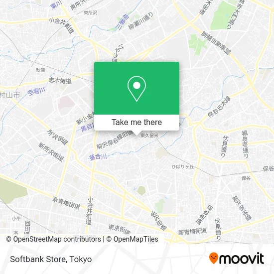 Softbank Store map