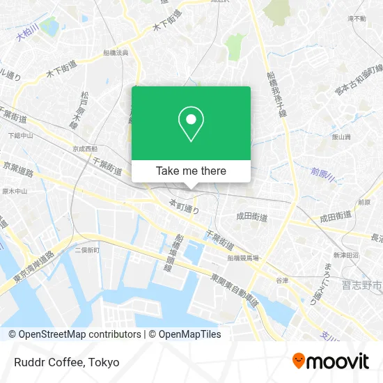 Ruddr Coffee map