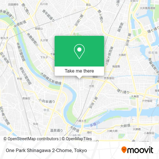 One Park Shinagawa 2-Chome map