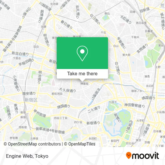 Engine Web map