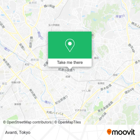 Avanti map
