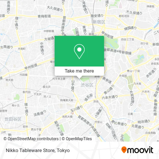 Nikko Tableware Store map