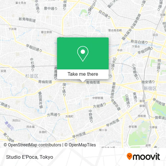 Studio E'Poca map