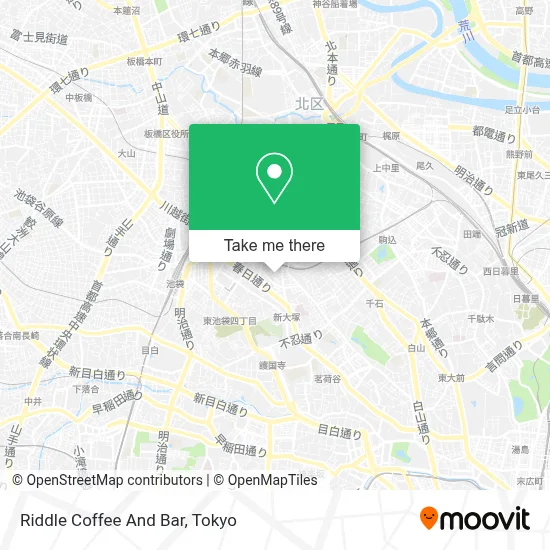 Riddle Coffee And Bar map