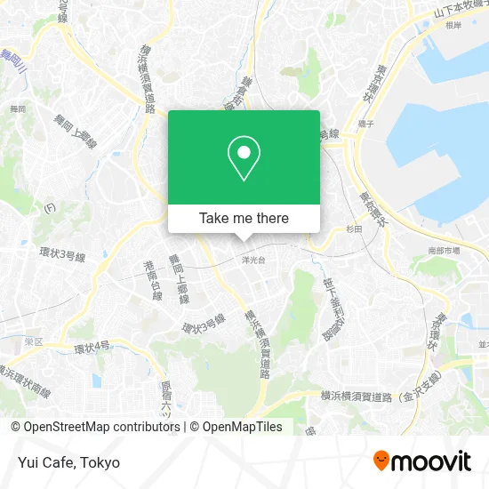 Yui Cafe map